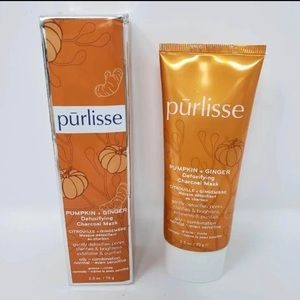 New in Box Purlisse Pumpkin + Ginger Detoxifying Charcoal Mask 2.5 oz. Full Size